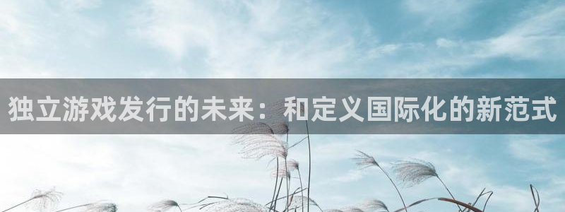 陕西bbin视讯子文化创意是干什么的：独立游戏发行的未来：和定义国际化的新范式