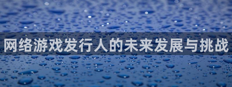 bbin视讯官网注册登录官网：网络游戏发行人的未来发展与挑战